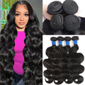 Body Wave Brazilian Human Soft, Full & Naturally Bouncy Virgin Hair Bundles Natural Color 10-30 Inch - Stariahair