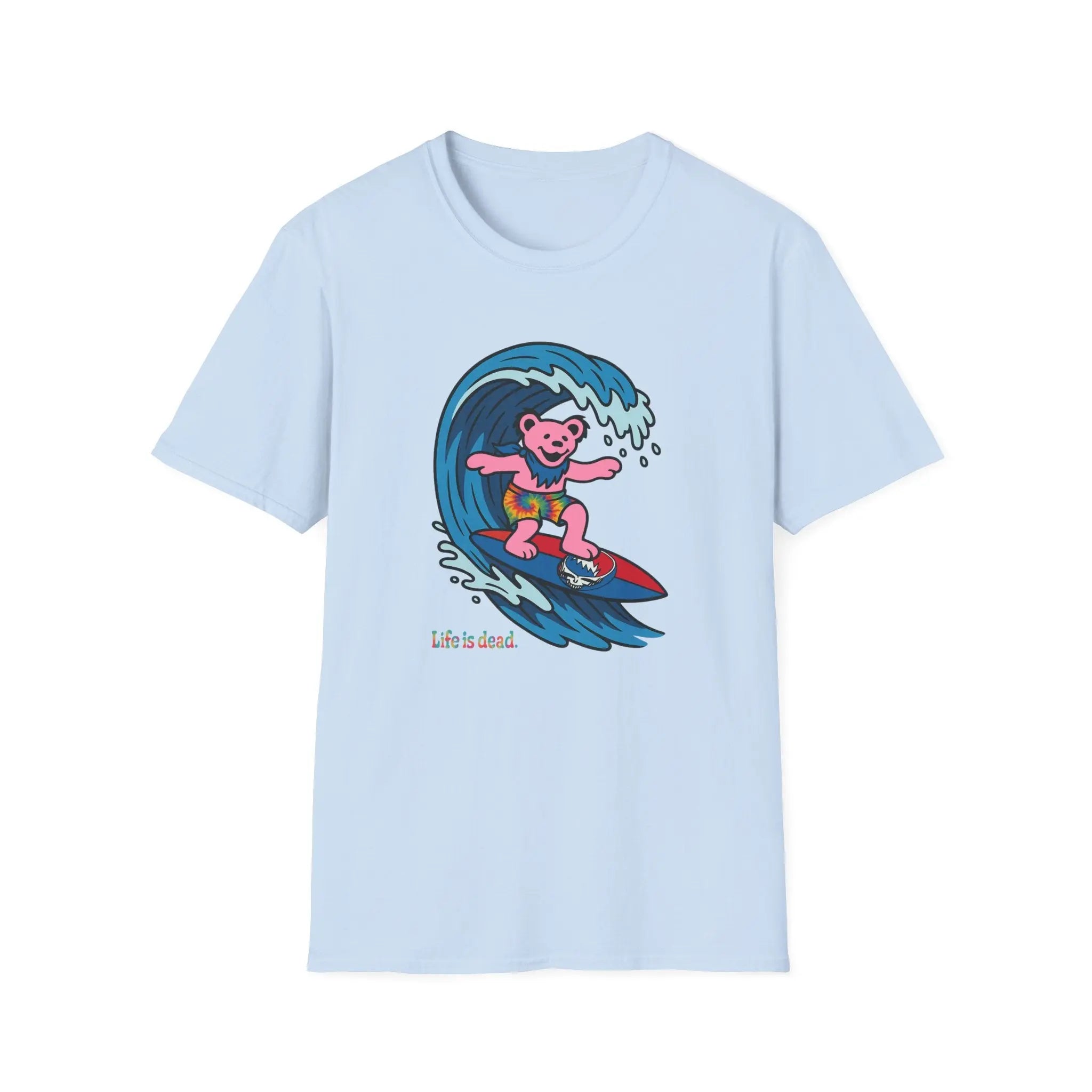 Surfin' Bear - Life is Dead T-Shirt
