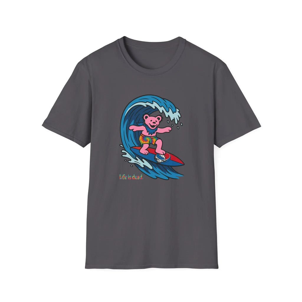 Surfin' Bear - Life is Dead T-Shirt