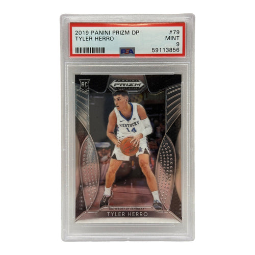 2019 Panini Prizm Draft Picks Tyler Herro Rookie Card #79 PSA 9 MINT