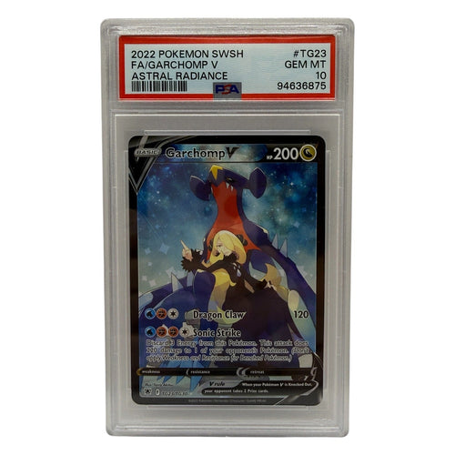 2022 Pokemon SWSH Astral Radiance Garchomp V FA #TG23 PSA 10 GEM MINT