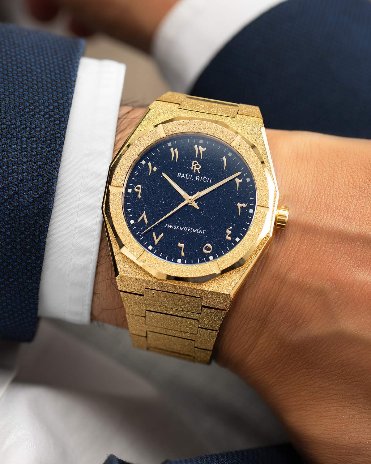 Paul Rich Frosted Star Dust II Desert Gold Watch