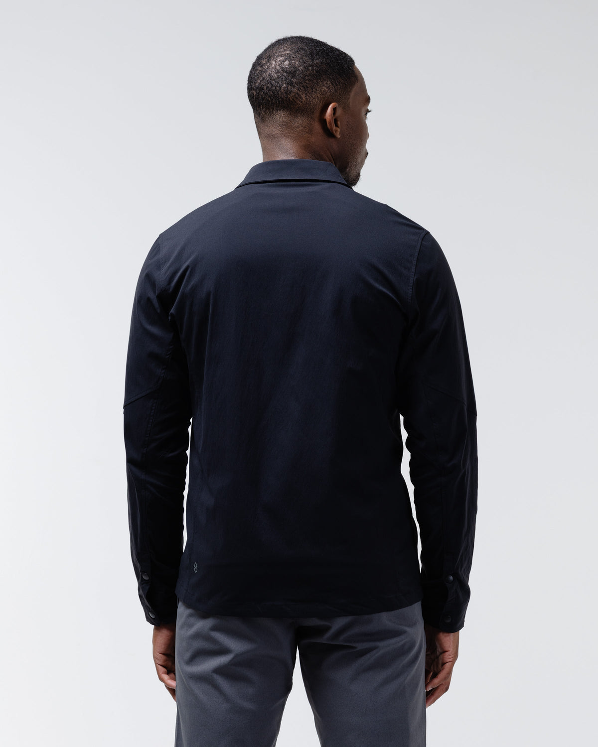 Black Crest Refuge Long Sleeve Snap Shirt