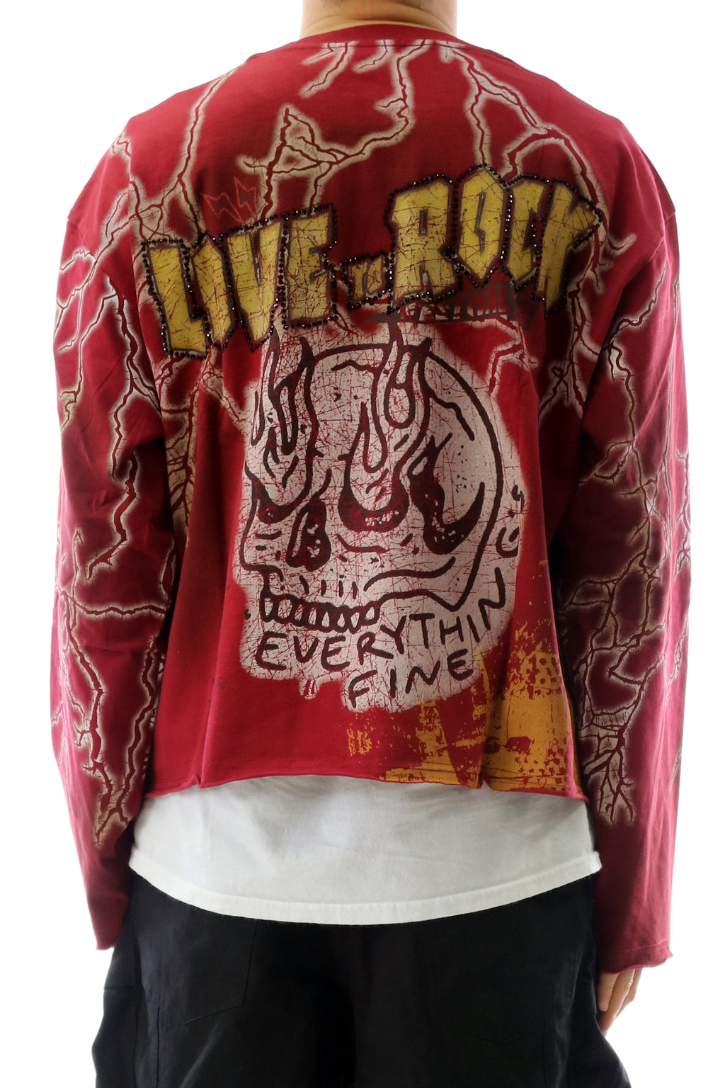 AGATE Long Sleeve Crop Tee