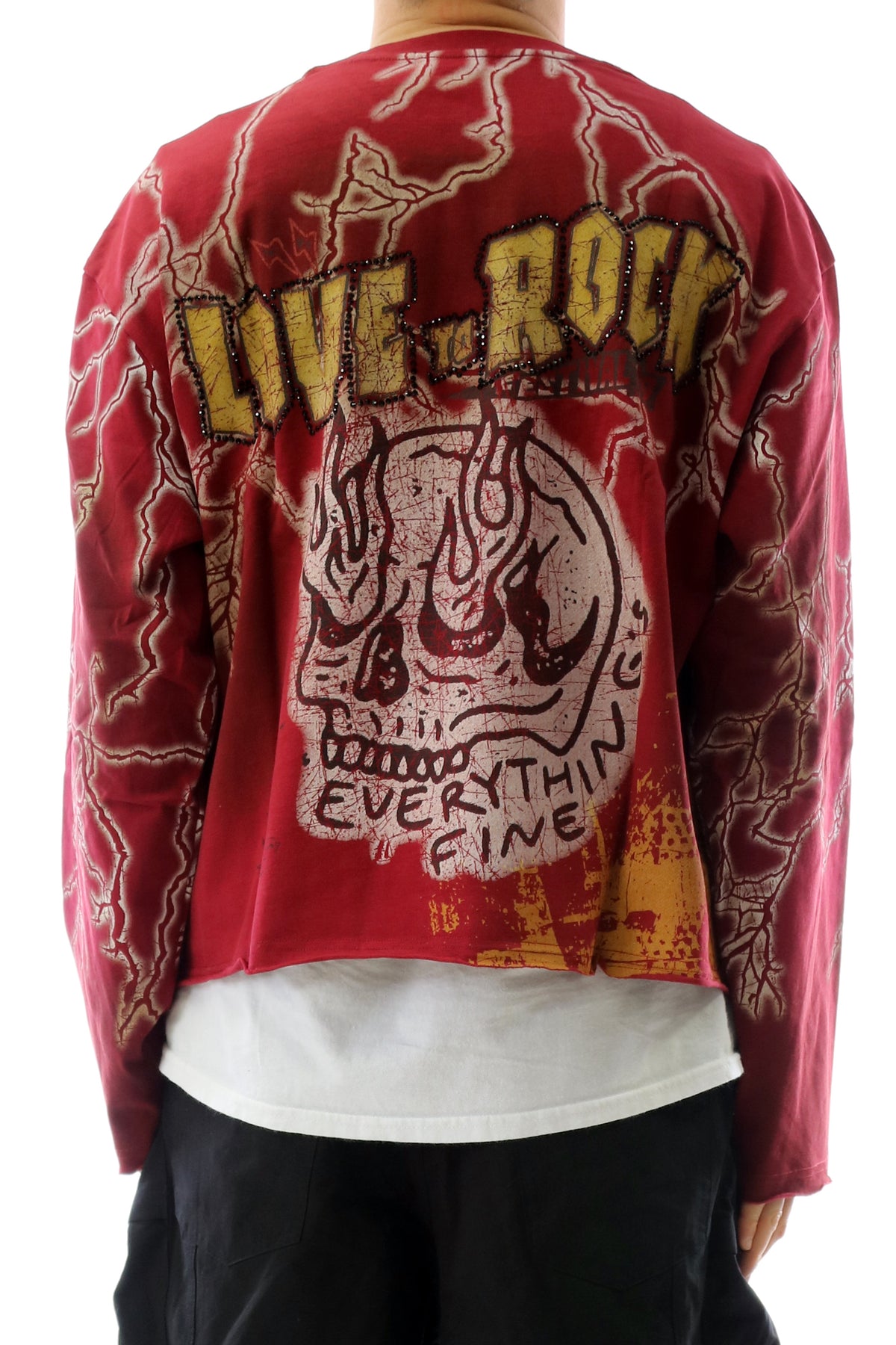 AGATE Long Sleeve Crop Tee