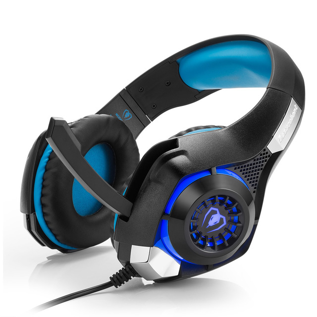 Headset Gamer Estéreo com Microfone e LED