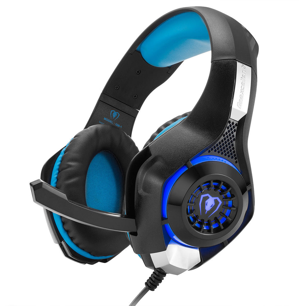 Headset Gamer Estéreo com Microfone e LED
