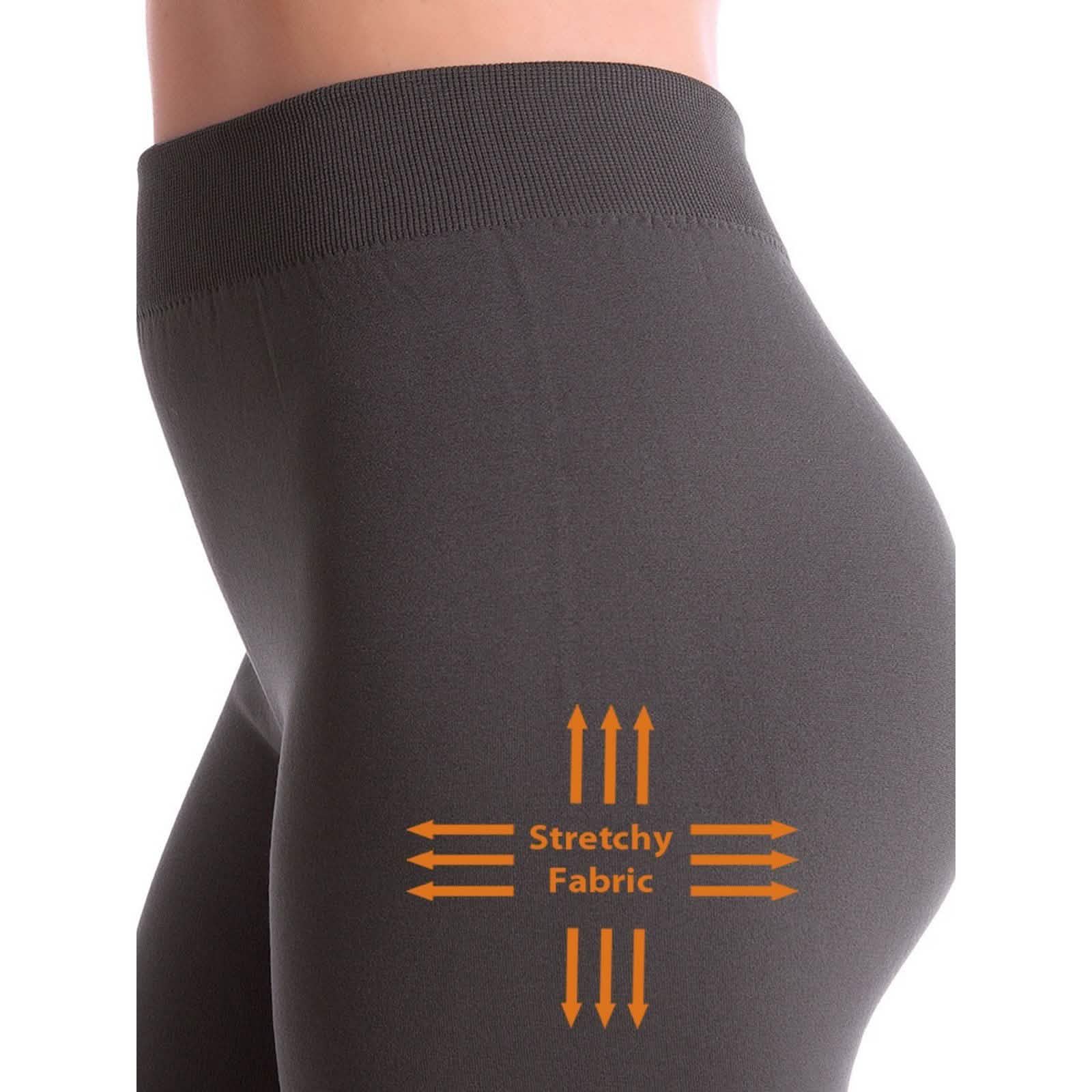 Kit 5 Leggings Femininas (Zero Transparência)
