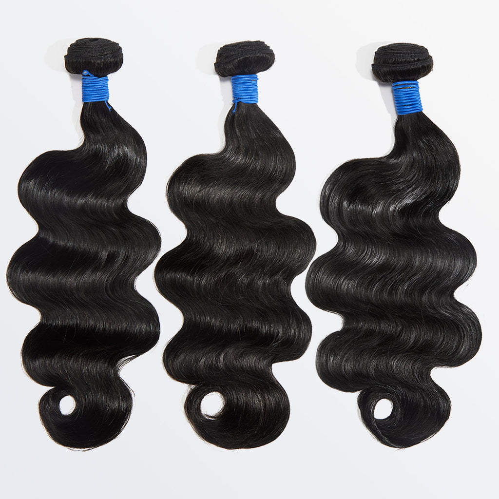 Body Wave Brazilian Human Soft, Full & Naturally Bouncy Virgin Hair Bundles Natural Color 10-30 Inch - Stariahair