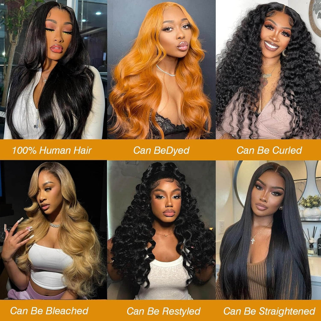 Body Wave Brazilian Human Soft, Full & Naturally Bouncy Virgin Hair Bundles Natural Color 10-30 Inch - Stariahair
