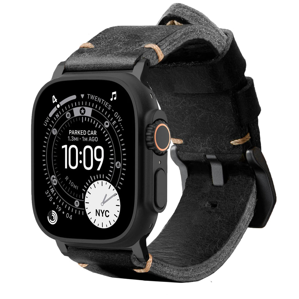 Pulseira de Couro R01 para Apple Watch