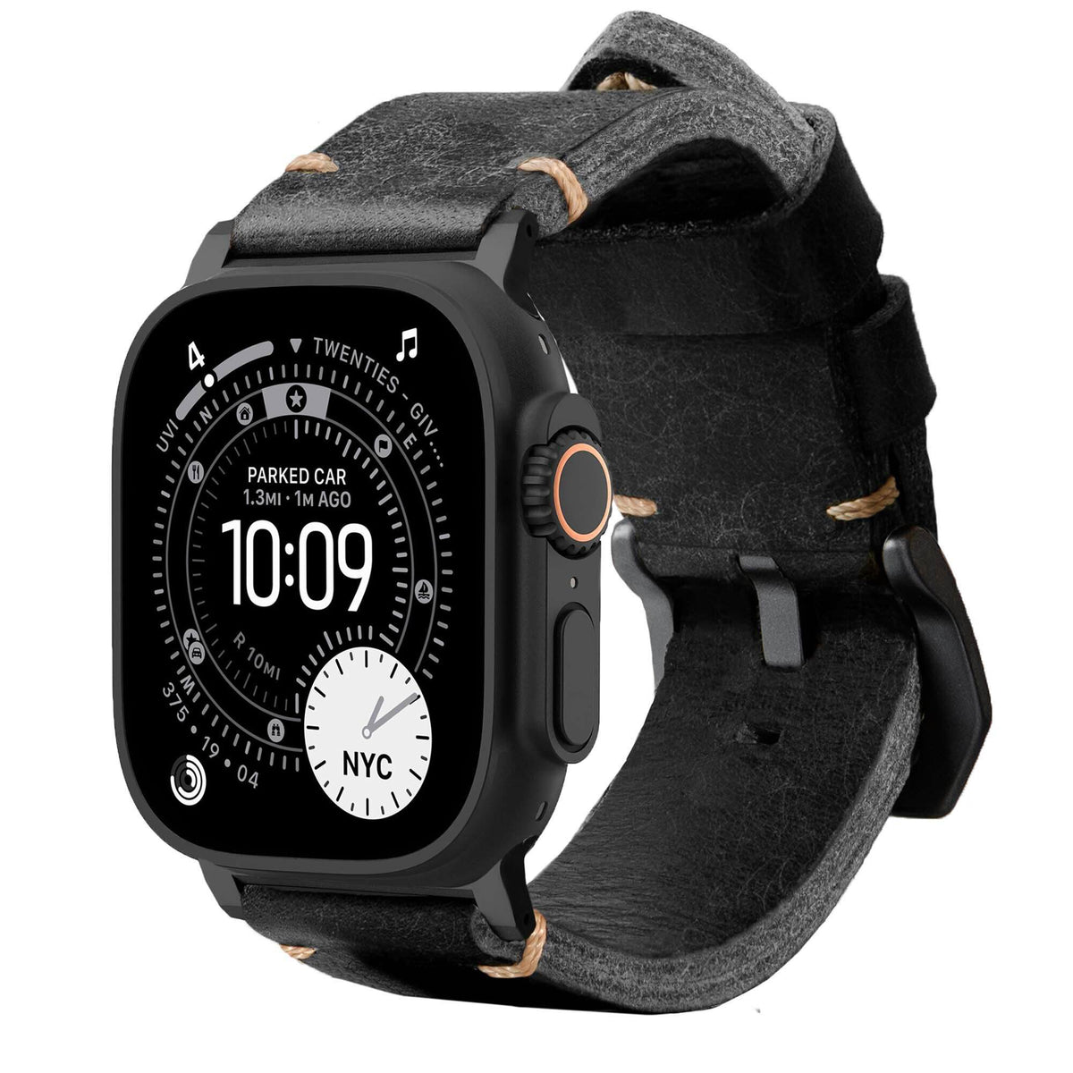 Pulseira de Couro R01 para Apple Watch