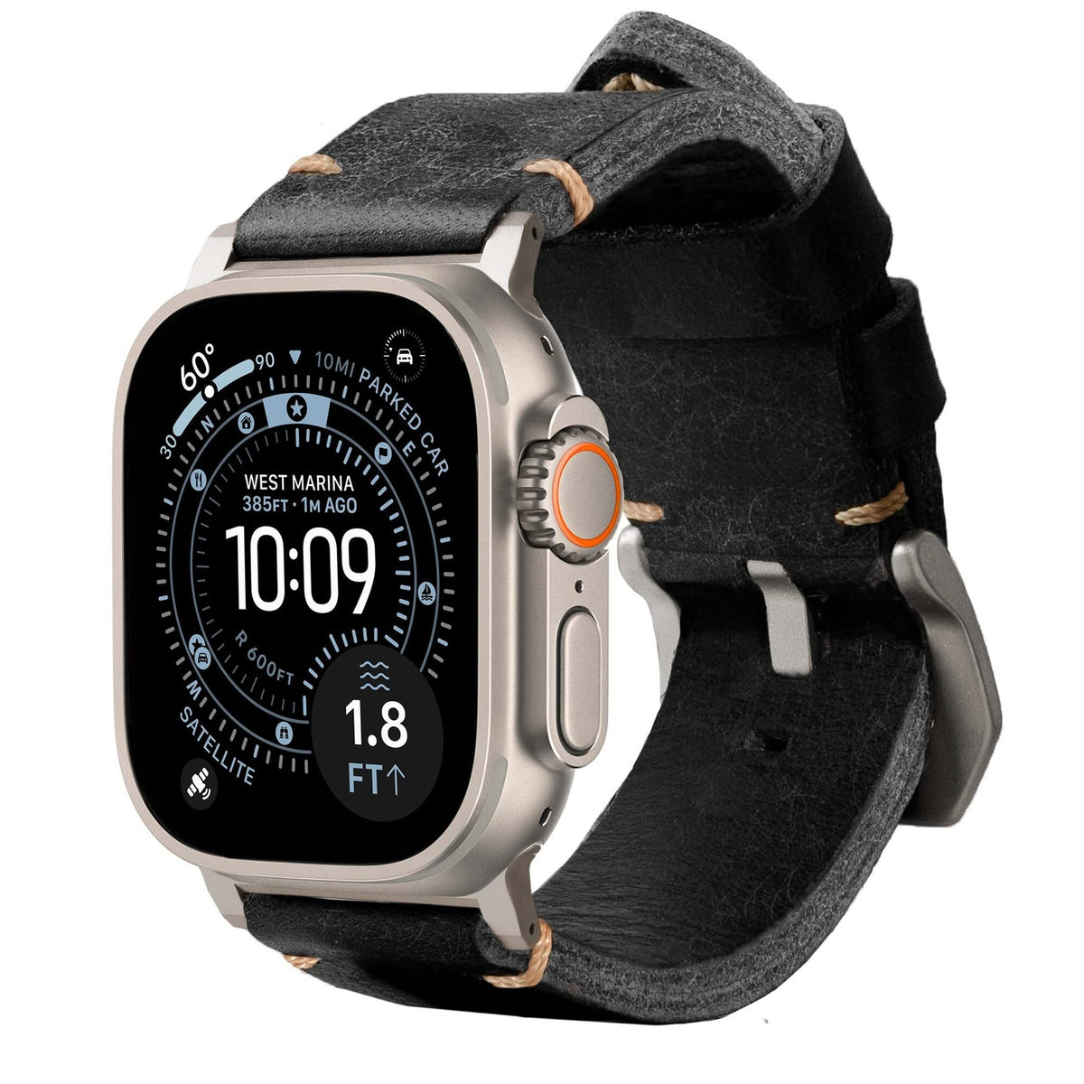 Pulseira de Couro R01 para Apple Watch