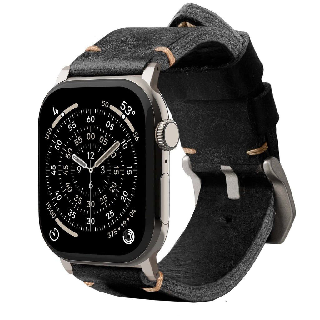 Pulseira de Couro R01 para Apple Watch