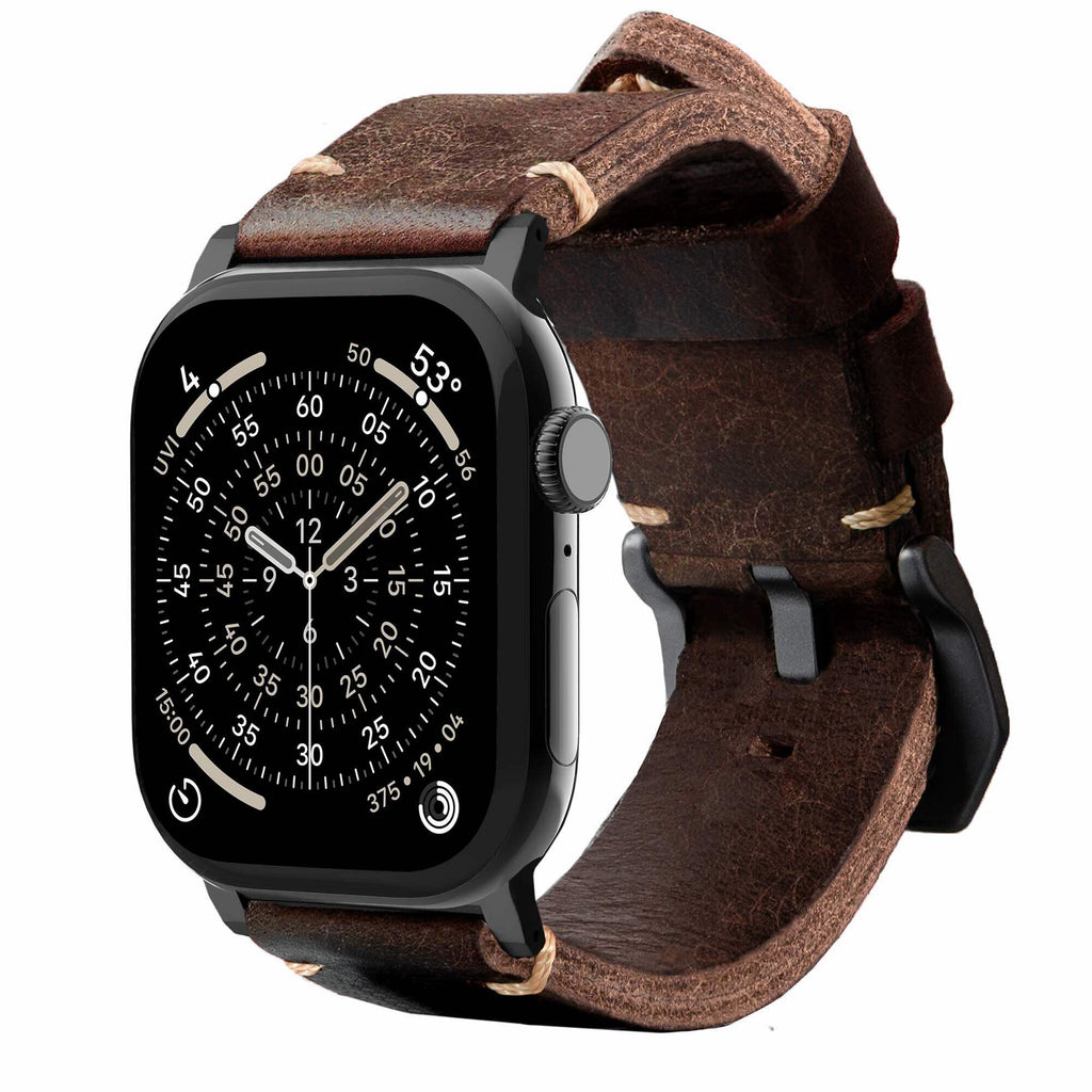 Pulseira de Couro R01 para Apple Watch