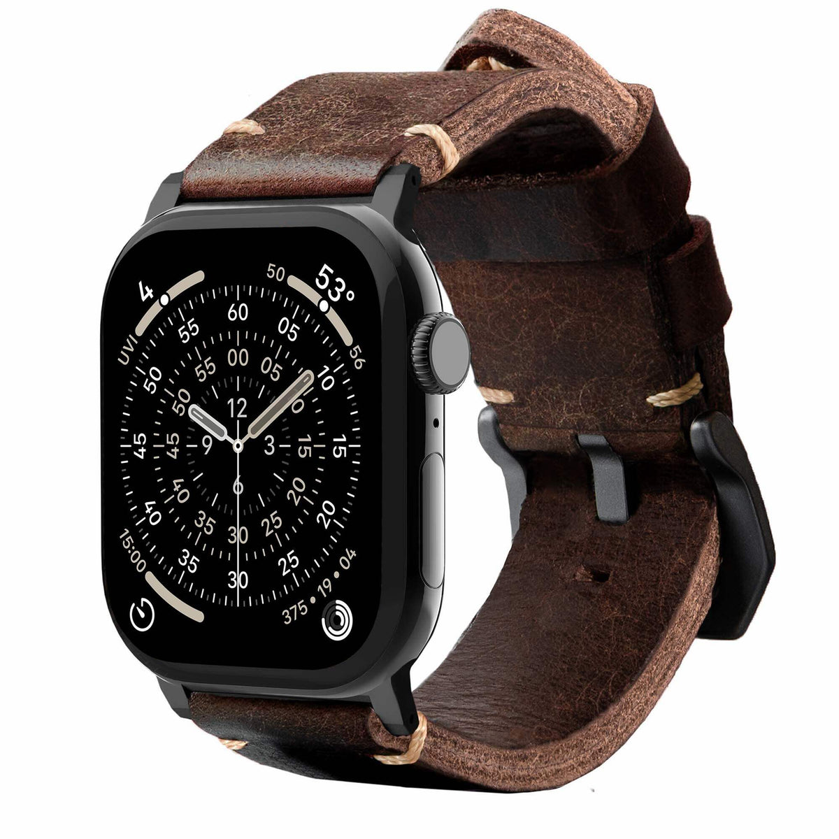 Pulseira de Couro R01 para Apple Watch