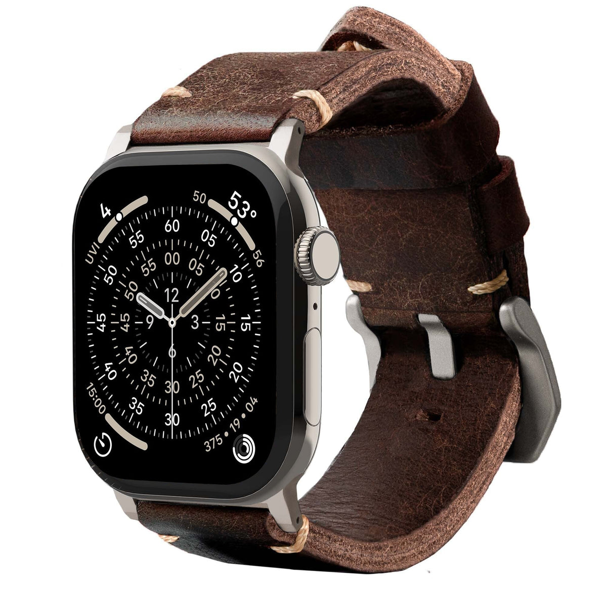 Pulseira de Couro R01 para Apple Watch