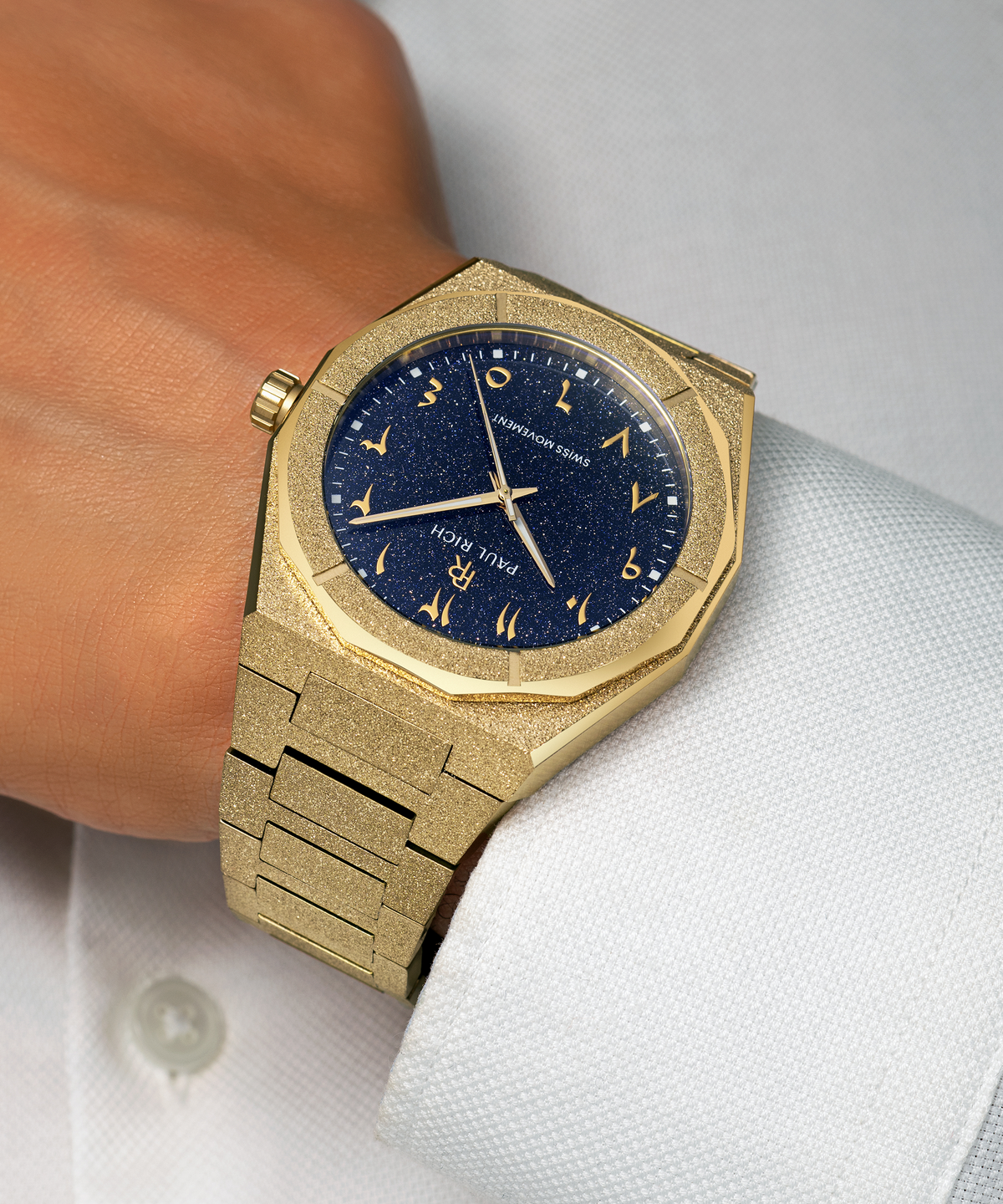 Paul Rich Frosted Star Dust II Desert Gold Watch