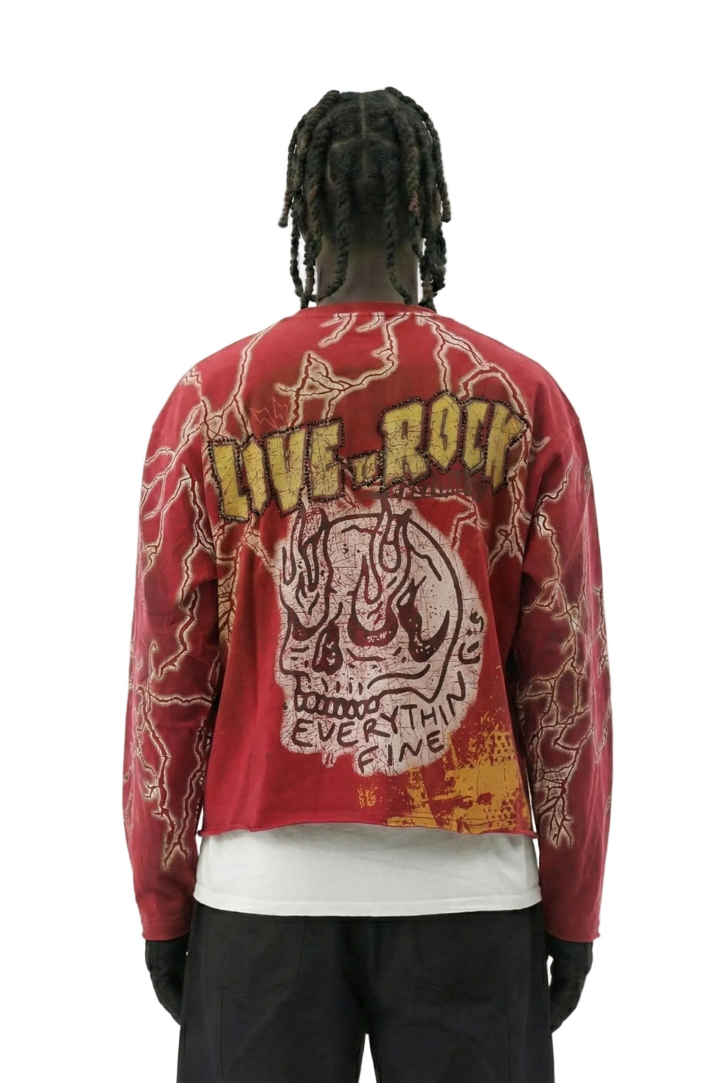 AGATE Long Sleeve Crop Tee