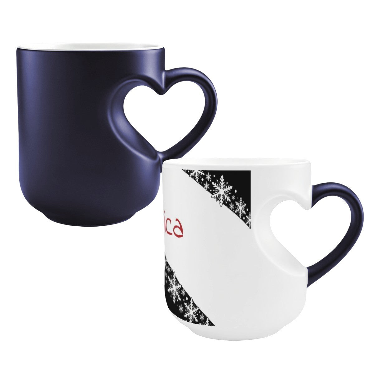Caneca Mágica Floco de Neve Personalizada