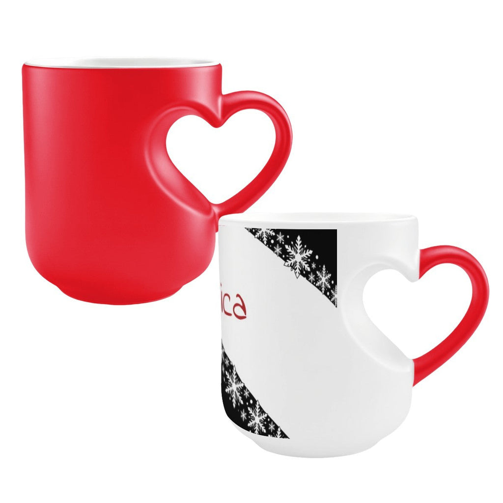 Caneca Mágica Floco de Neve Personalizada