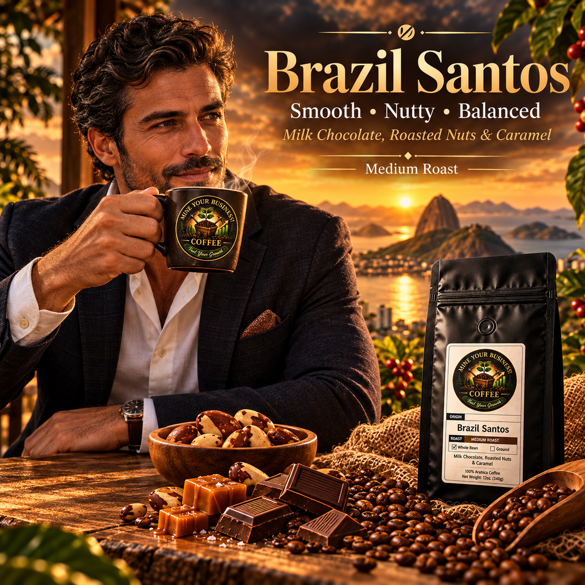 Brazil Santos-Single Origin-Medium Roast