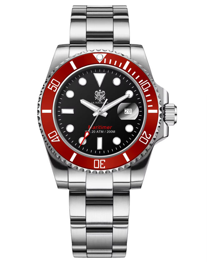 Maritimer dive watch bezel color options