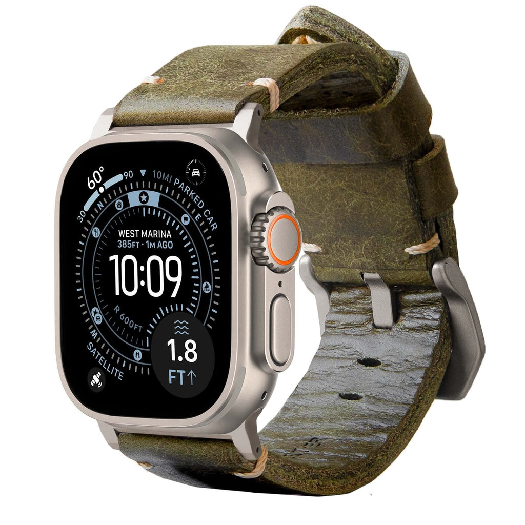 Pulseira de Couro R01 para Apple Watch
