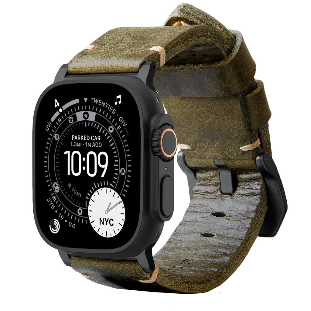 Pulseira de Couro R01 para Apple Watch