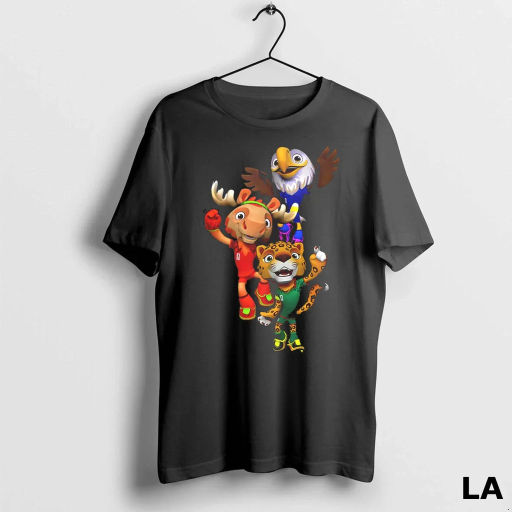 Throwback Original Fifa World Cup 26 Host Countries Mascots Hoodie