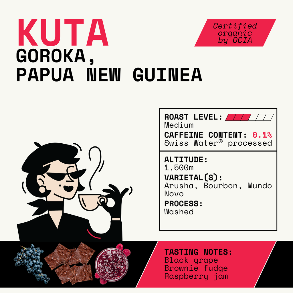 Papua-Nova Guiné Kuta — Descafeinado