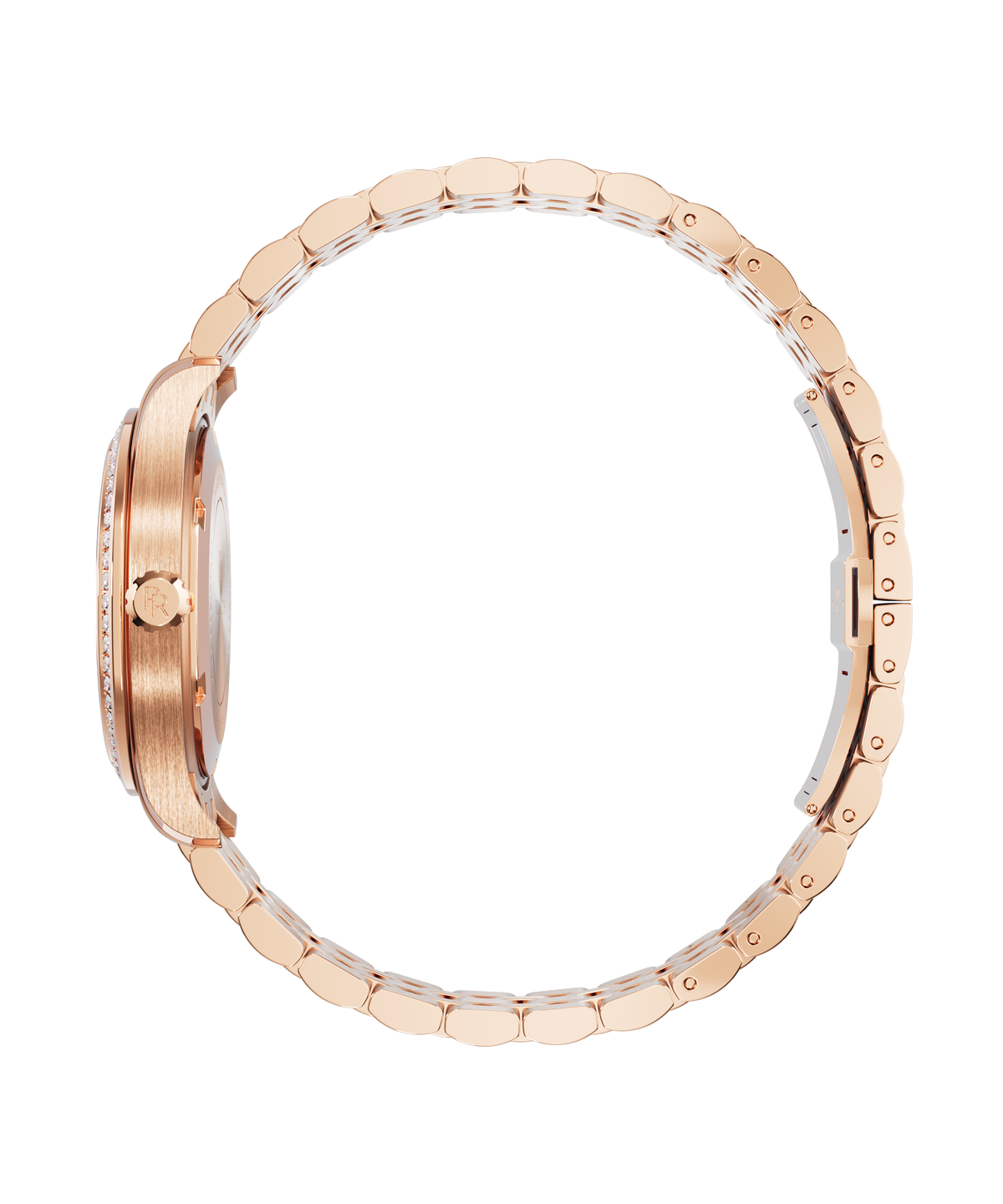 Paul Rich Crystelle Rose Gold Silver Watch