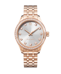 Paul Rich Crystelle Rose Gold Silver Watch