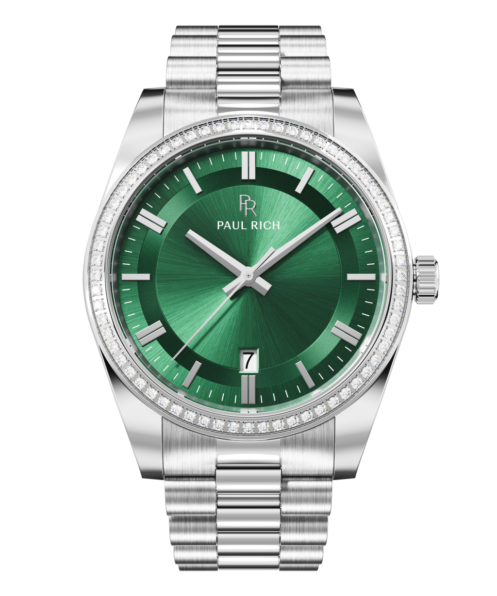 Relógio Paul Rich Legacy Prata e Verde