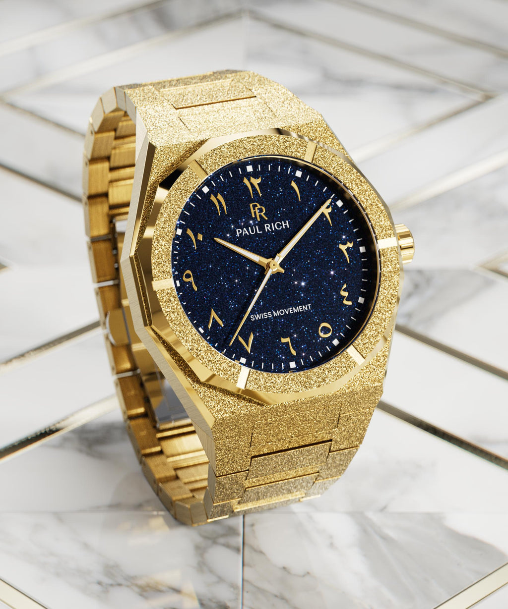 Paul Rich Frosted Star Dust II Desert Gold Watch