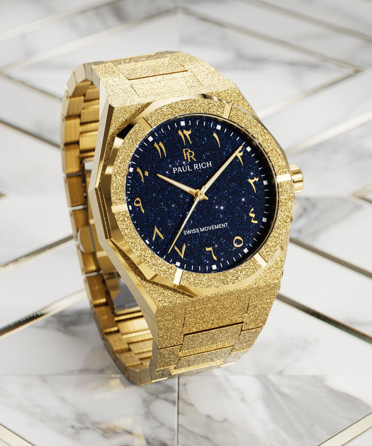Paul Rich Frosted Star Dust II Desert Gold Watch