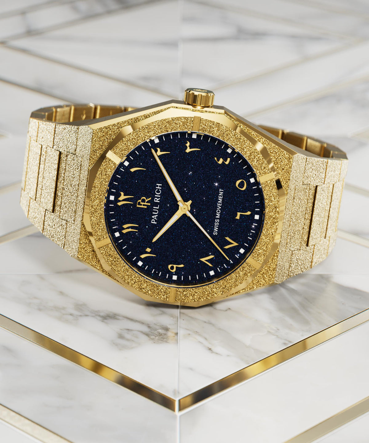 Paul Rich Frosted Star Dust II Desert Gold Watch