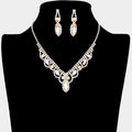 Crystal Rhinestone Pave Necklace