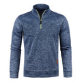 Blusa Masculina Gola Alta com Meio Zíper
