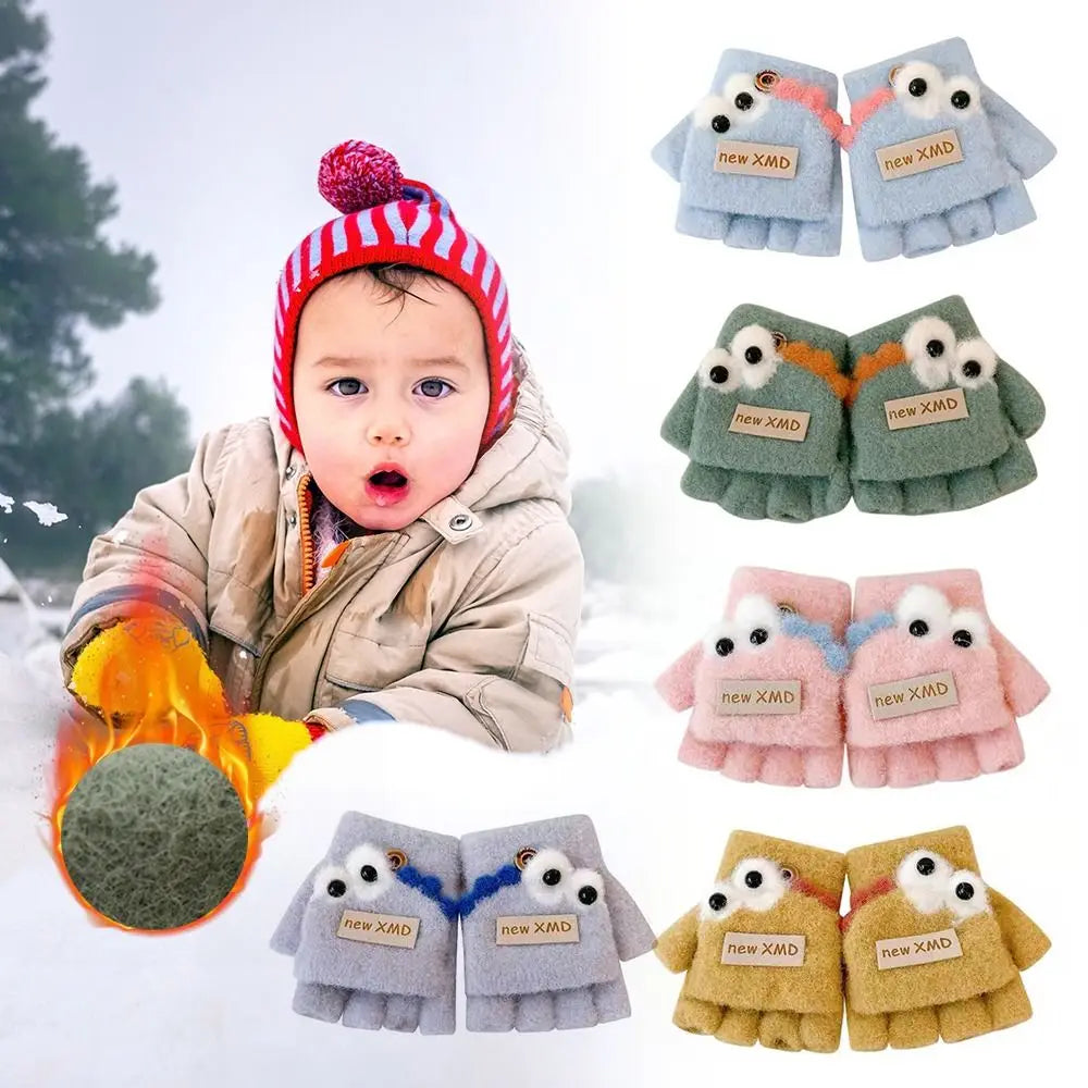 Luva Infantil de Inverno com Tampa (1 a 3 anos)