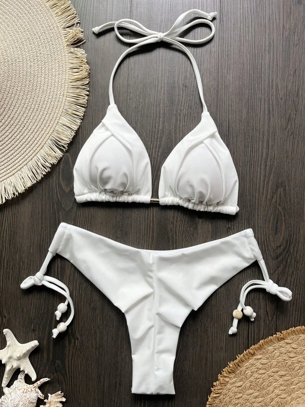 Biquíni Cortininha Feminino com Bojo Push-Up - Estilo Brasileiro, Duas Peças