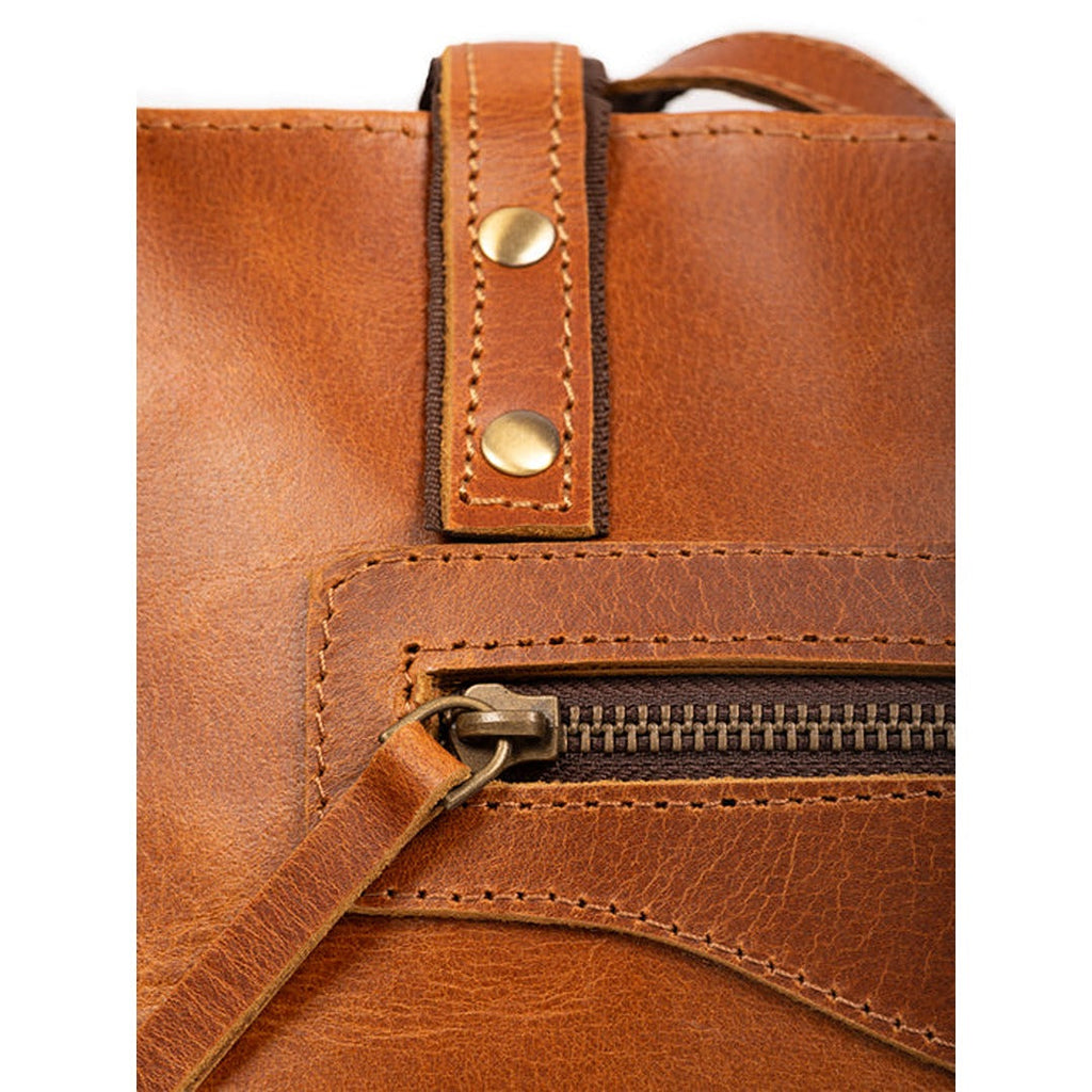 Bolsa Tote Kodiak em Couro – Caramelo