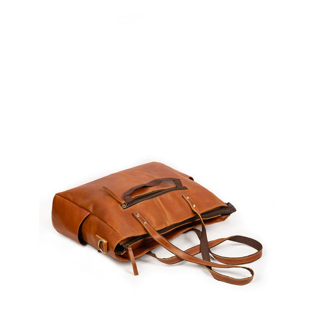 Bolsa Tote Kodiak em Couro – Caramelo