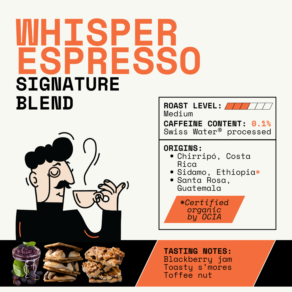 Whisper — Blend para Espresso (Descafeinado)