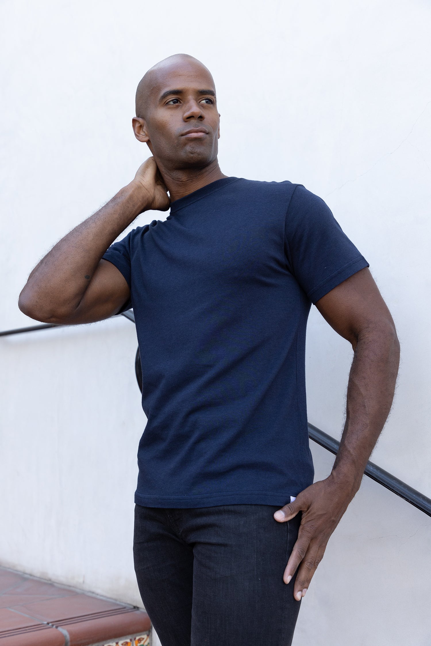 Camiseta Masculina em Viscose de Bambu/Algodão Orgânico