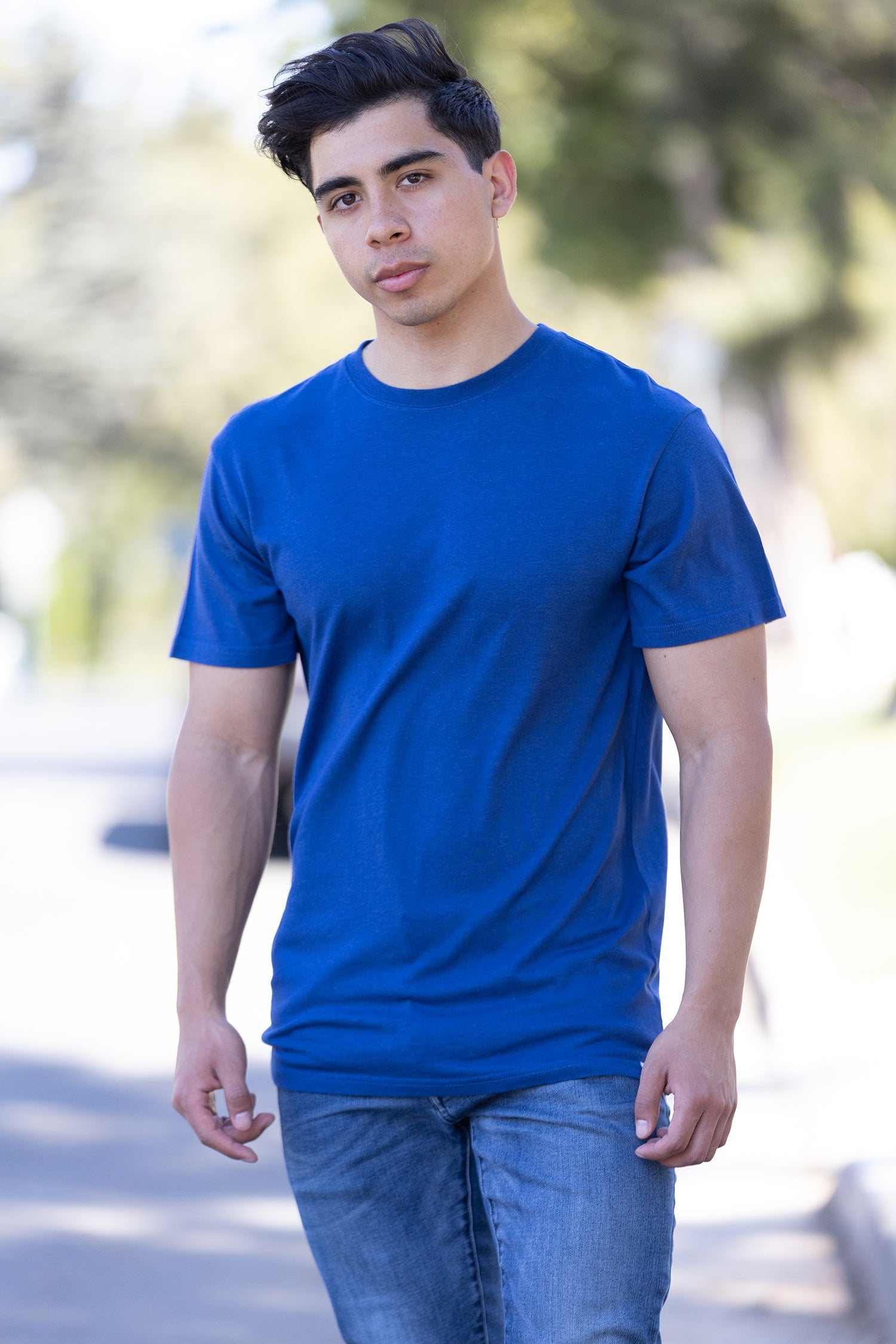 Camiseta Masculina em Viscose de Bambu/Algodão Orgânico