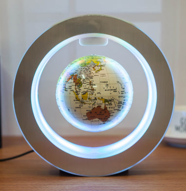 Luminária Globo Flutuante com Levitação Magnética e LED