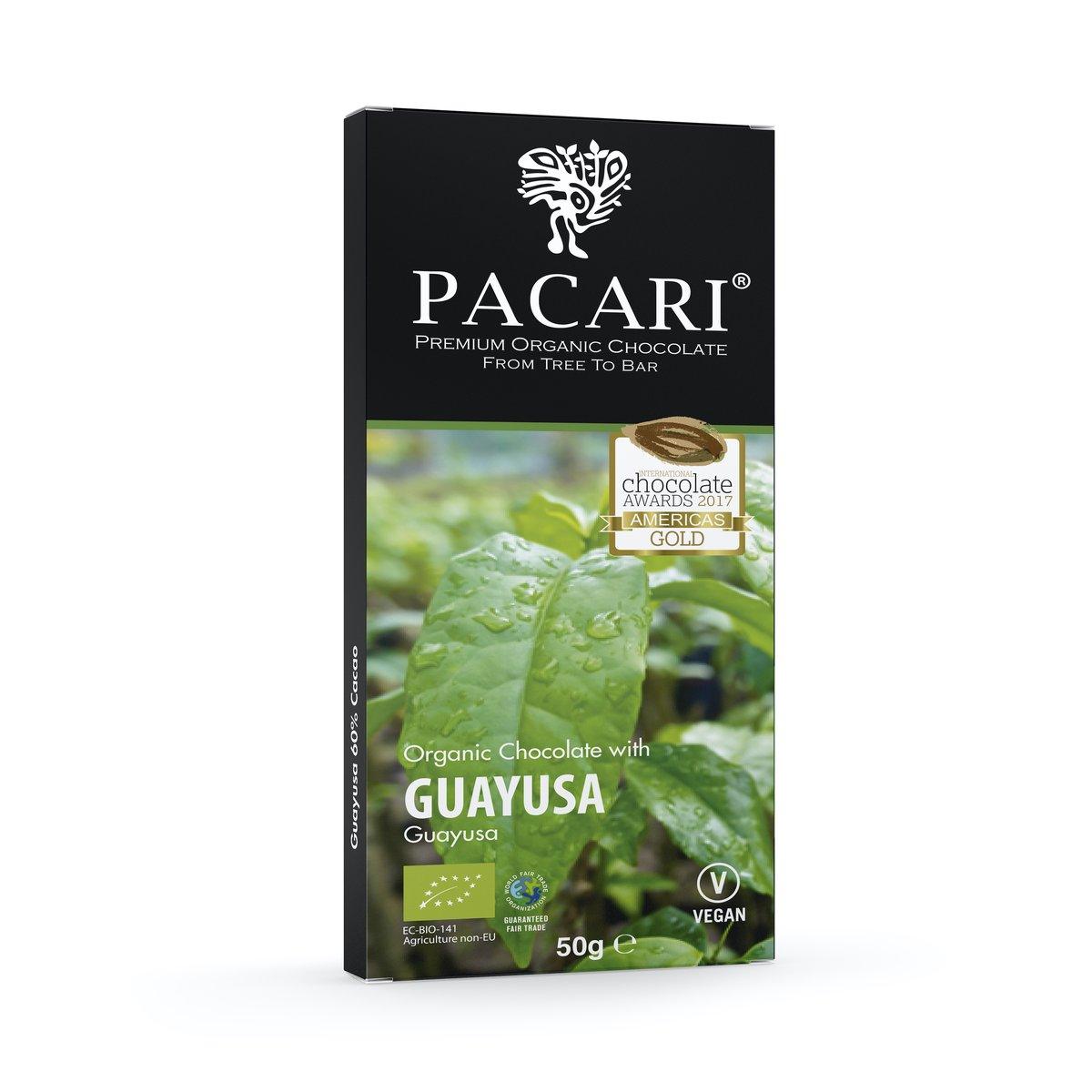 Pacari Guayusa — Chocolate Amargo Orgânico com Chá da Amazônia