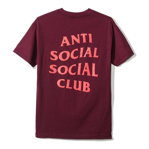 Anti Social Social Club Logo Tee - Maroon