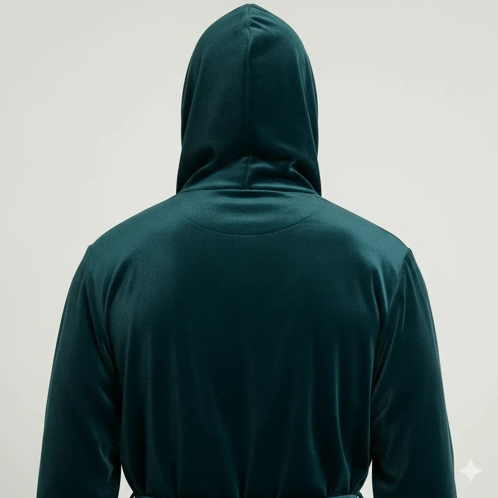 Men's Hooded Plush Robe